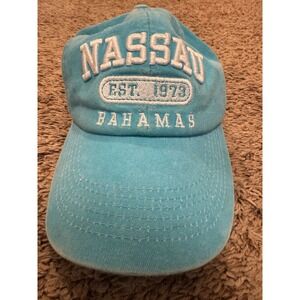 Title:
DK Embroidery Nassau Bahamas Kids Baseball Cap Teal Adjustable Strap Hat